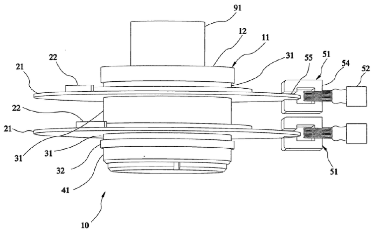 P98012-轉動機械的渦電流致動平衡裝置