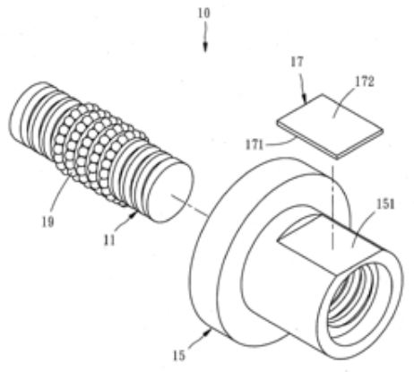 P101034-使用熱電致冷器來進行散熱之滾珠螺桿